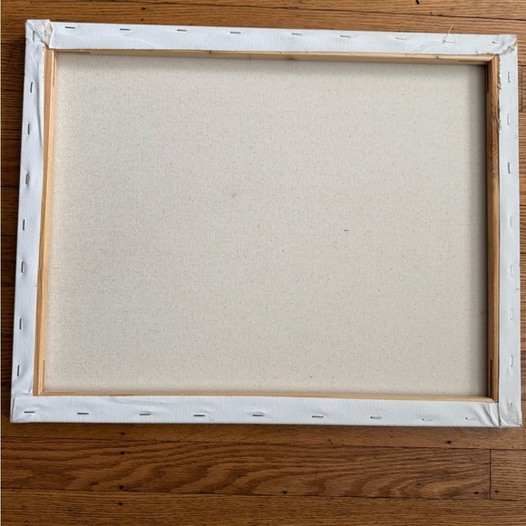 Vibrant Abstract Canvas with Blue and Orange by [Brand] - Picture 11 of 11